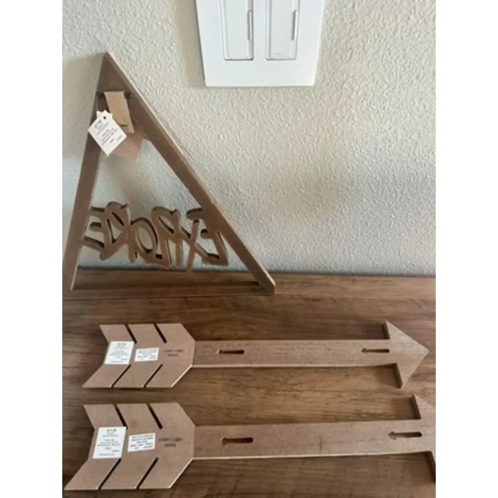 NEW Hobby Lobby Forest Decor - Triangle Explorer Sign & Arrows